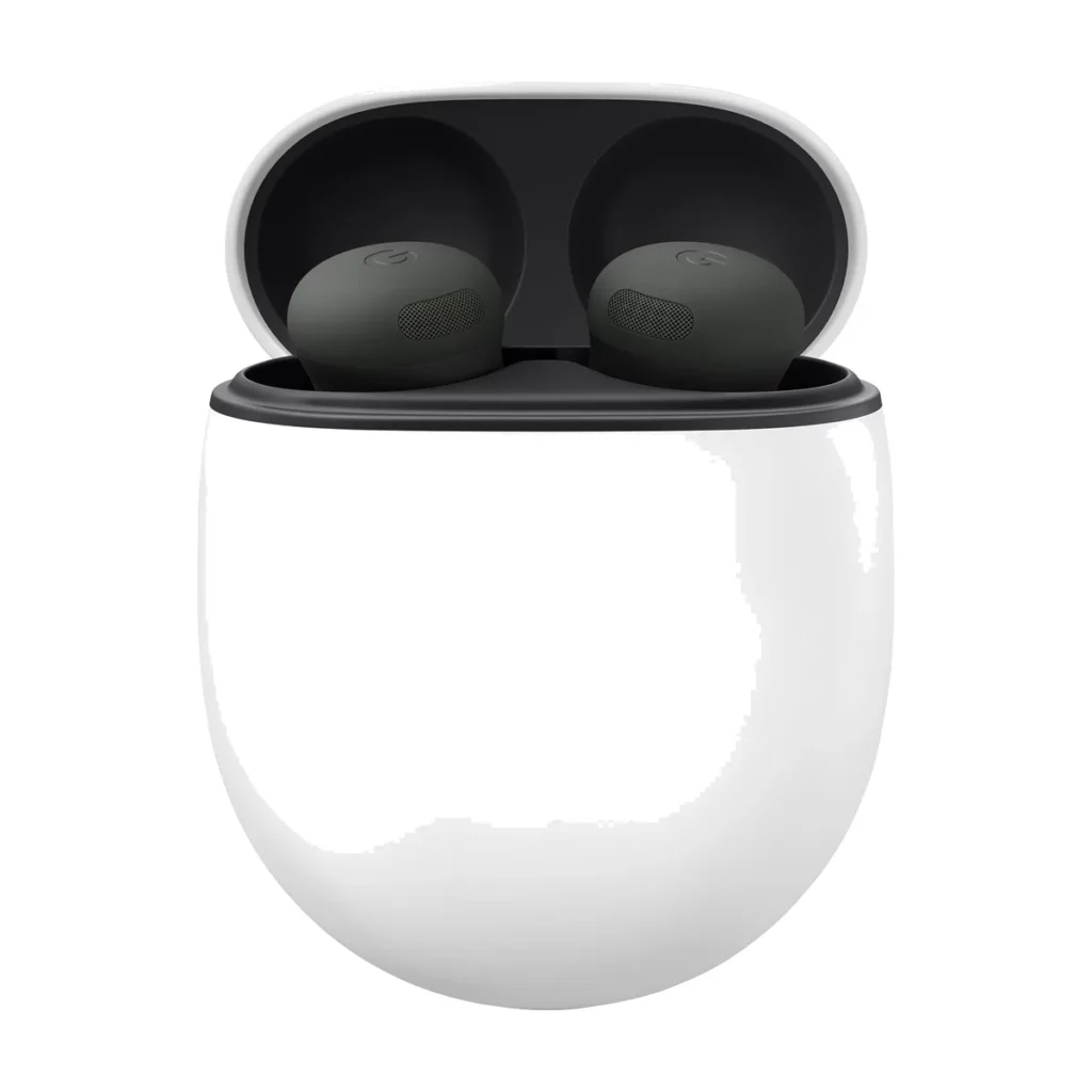 Écouteurs Google Pixel Buds Pro 2 — boîtier ouvert
