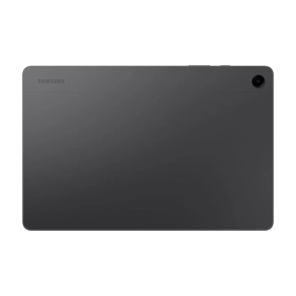 Tablette tactile Samsung Galaxy Tab A9+ 11″ 5G avec une Capacite de 64 Go Gris Anthracite — dos