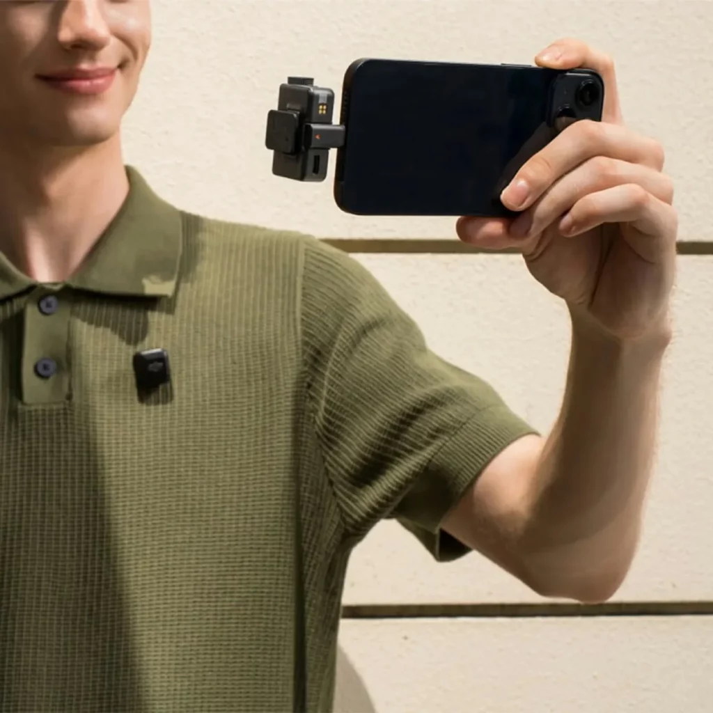 Adaptateur smartphone Lightning DJI Mic Mini — vue 2 — accessoire micro sans fil DJI à Dakar chez Compustore