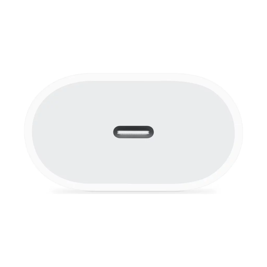 Adaptateur secteur Apple USB-C 20 W – vue 2, disponible à Dakar chez Compustore