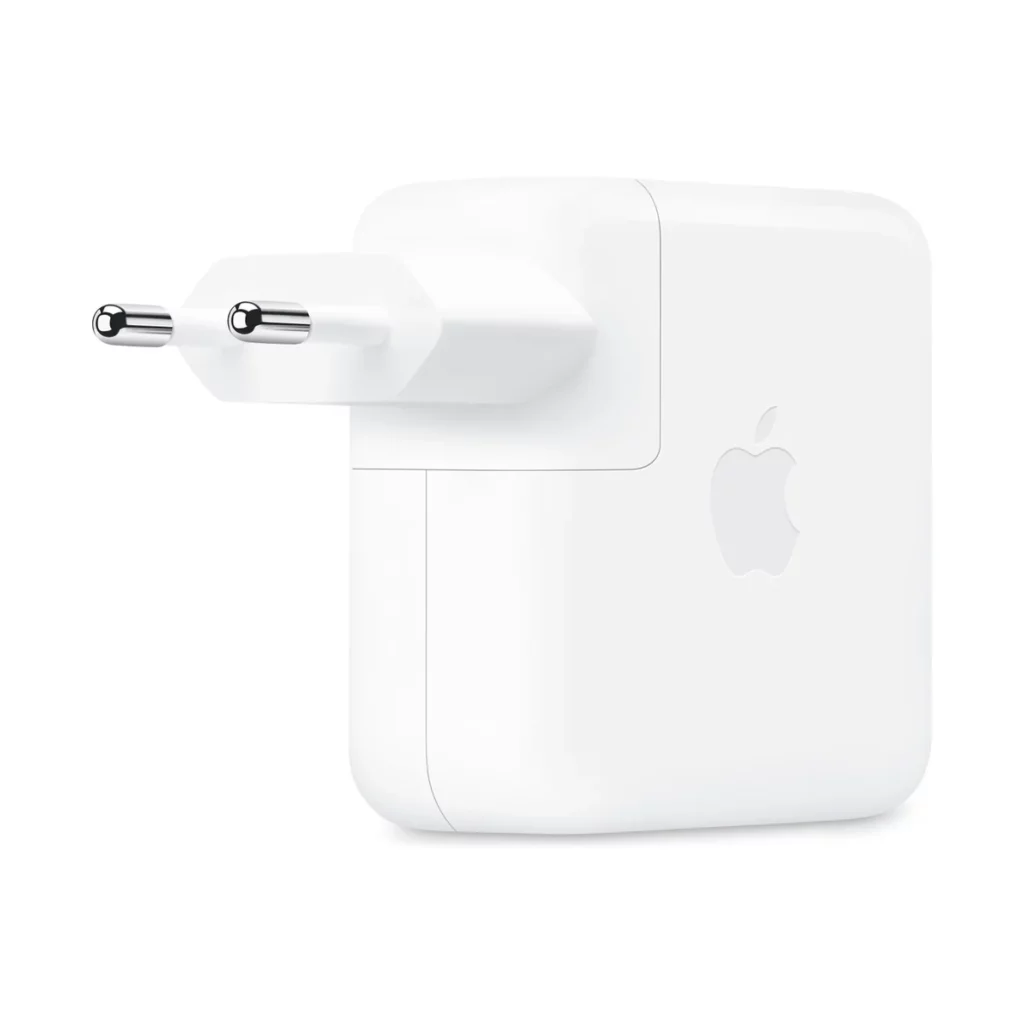 Adaptateur secteur Apple USB-C 70 W – vue 2, disponible à Dakar chez Compustore