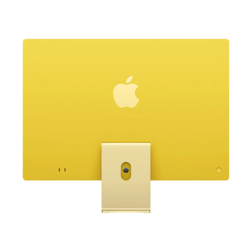 Apple iMac 24″ 512 Go SSD 8 Go RAM Puce M1 CPU 8 cœurs GPU 8 cœurs Jaune – vue 1, disponible à Dakar chez Compustore