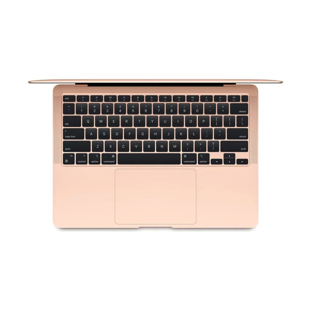 Apple MacBook Air M1 13″ 2020 512 Go SSD 8 Go RAM Puce M1 de couleur Or – vue 1, disponible à Dakar chez Compustore