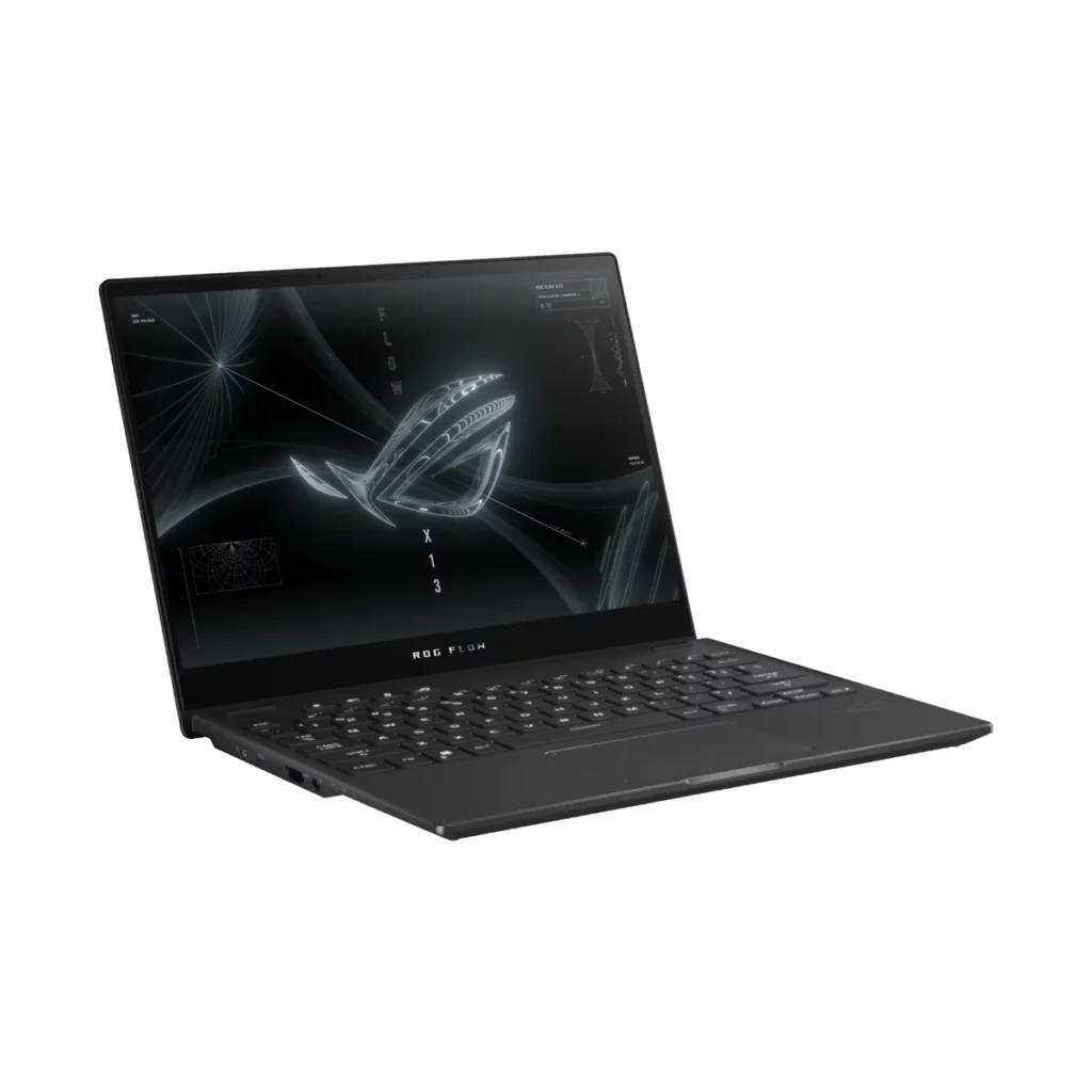 Asus ROG Flow X13 AMD Ryzen 7, 16go ddr5, 512go ssd, rtx3050 4go, 13.4″IPS Tactile – vue 1, disponible à Dakar chez Compustore