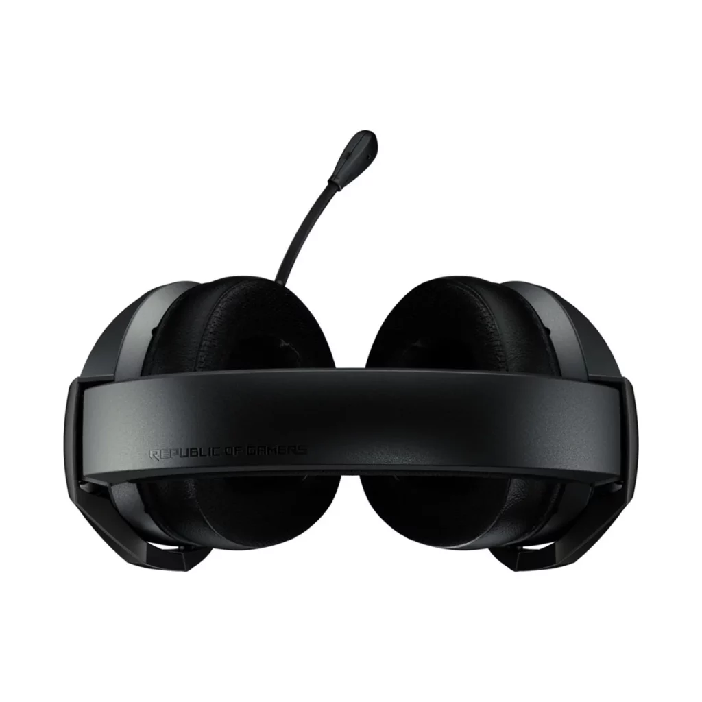Casque Gaming Filaire Asus ROG Théta avec transducteur Electret de couleur Noir – vue 2, disponible à Dakar chez Compustore