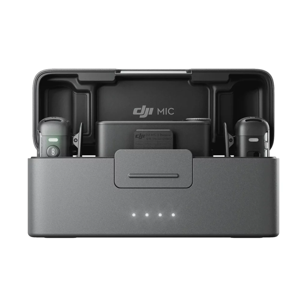 DJI Mic 2 (2 émetteurs + 1 récepteur + boîtier de recharge)