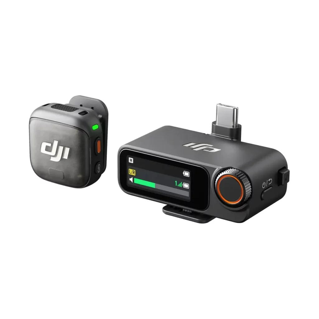 DJI Mic 3 (1 émetteur + 1 récepteur) — vue 2, micro sans fil DJI à Dakar