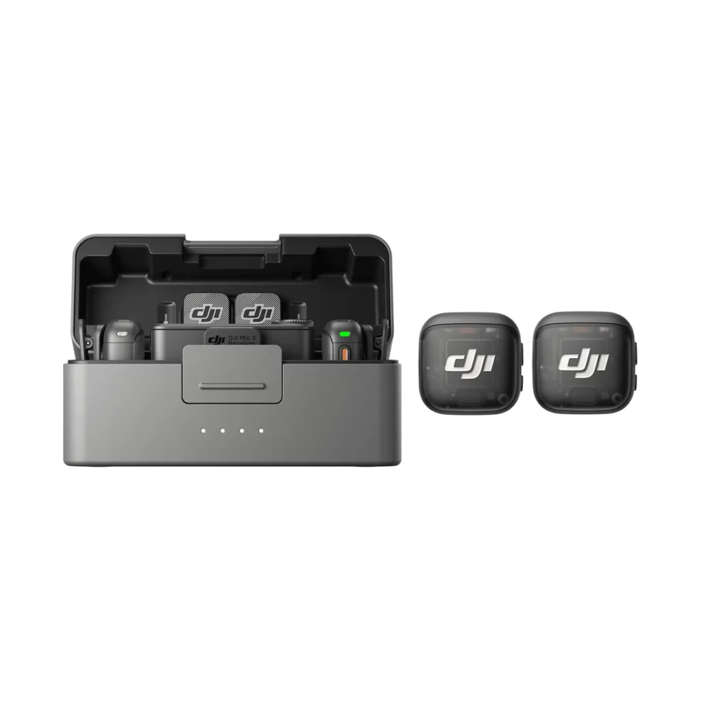 DJI Mic 3 (4 émetteurs + 1 récepteur + boîtier de recharge)