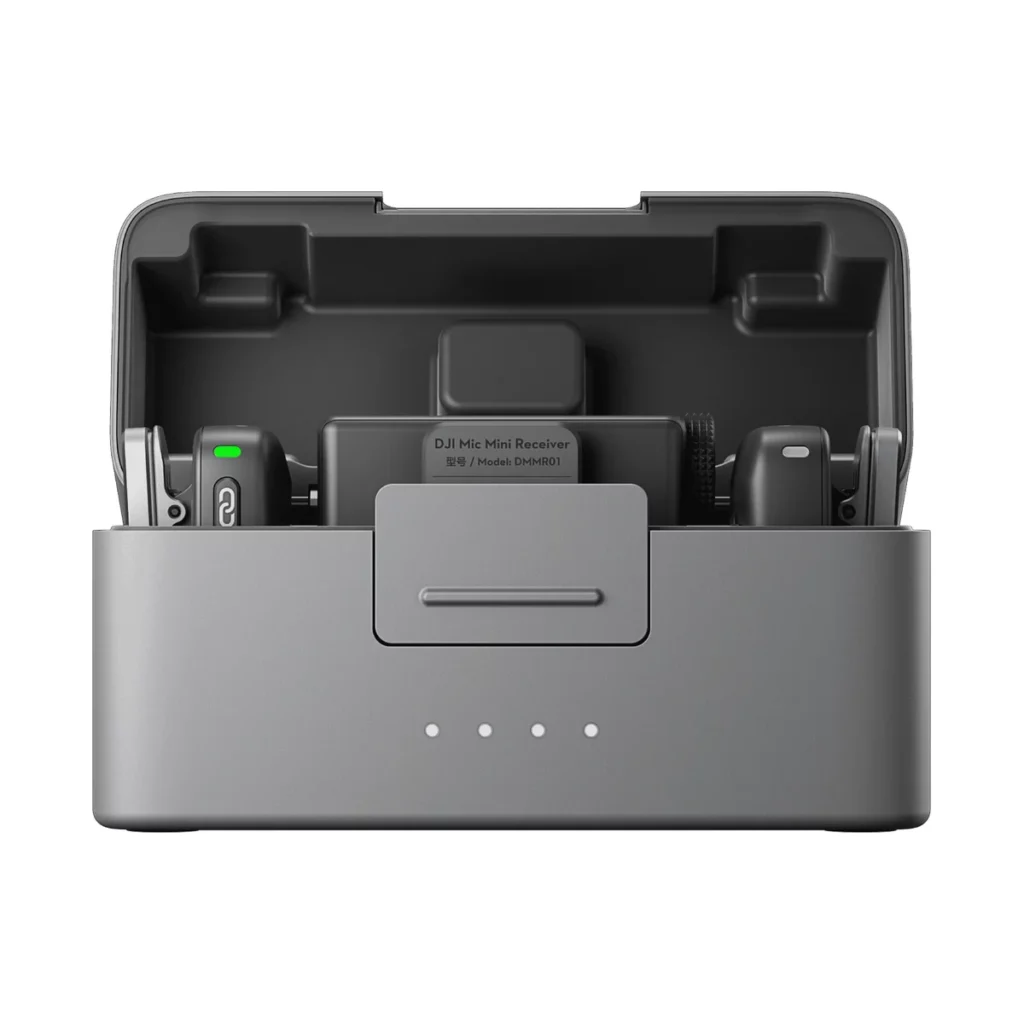 DJI Mic Mini (2 émetteurs + 1 récepteur + boîtier de recharge)