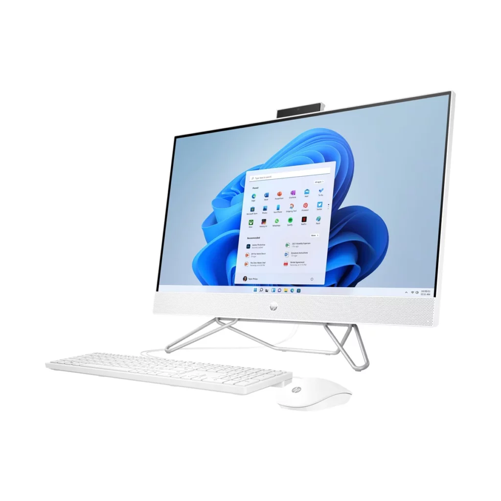 HP All-in-One Desktop PC intel core i5 12th, 8go ddr4, 256go ssd + 1To HDD, 27″FHD – vue 1, disponible à Dakar chez Compustore