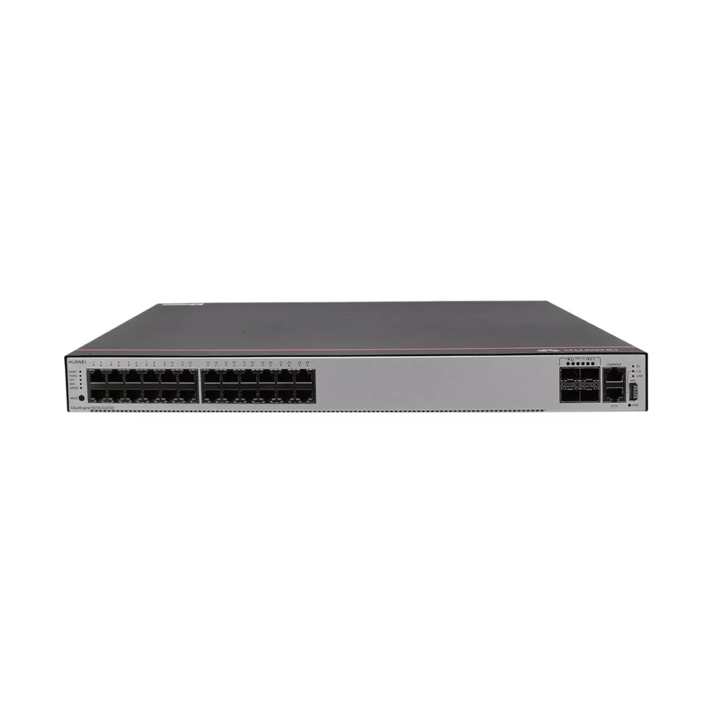 Switch Huawei CloudEngine S5735-S24T4X – 24 ports Gigabit + 4 SFP+ 10G, iStack