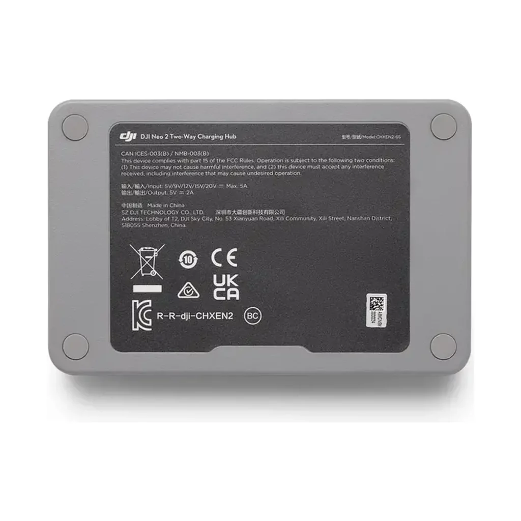 Hub de charge bidirectionnel DJI Neo 2 – vue 2, disponible à Dakar chez Compustore