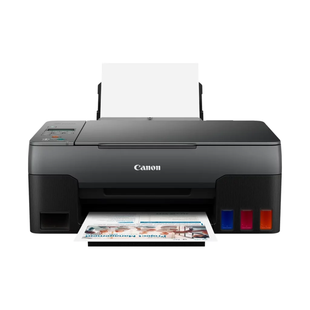 Imprimante Canon Pixma G2420 – Multifonction Jet d’encre – Couleur – vue 1, disponible à Dakar chez Compustore