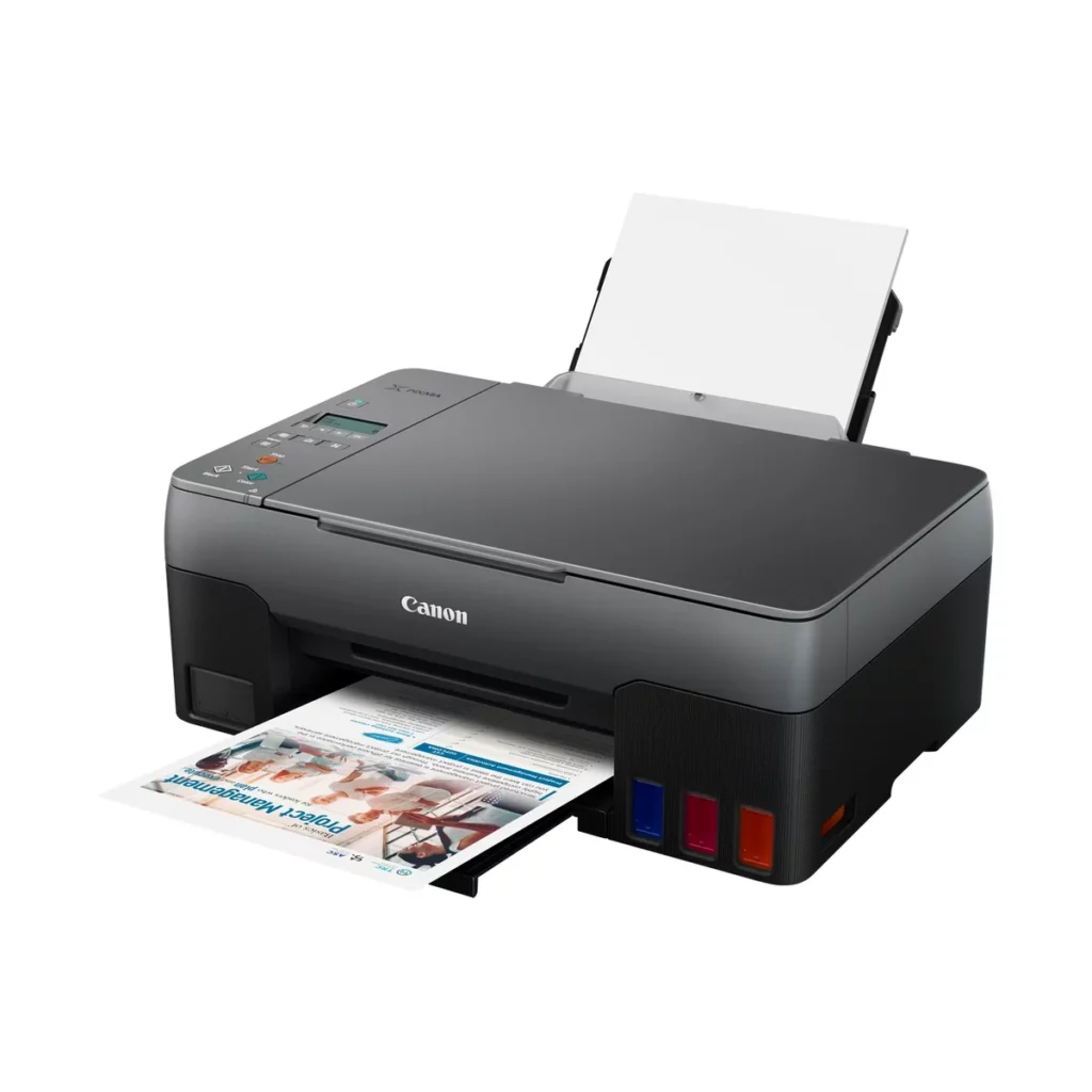 Imprimante Canon Pixma G2420 – Multifonction Jet d’encre – Couleur – vue 2, disponible à Dakar chez Compustore