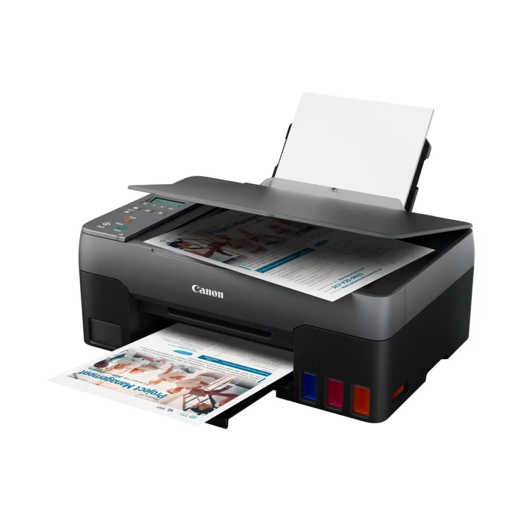 Imprimante Canon Pixma G2420 – Multifonction Jet d’encre – Couleur – vue 3, disponible à Dakar chez Compustore