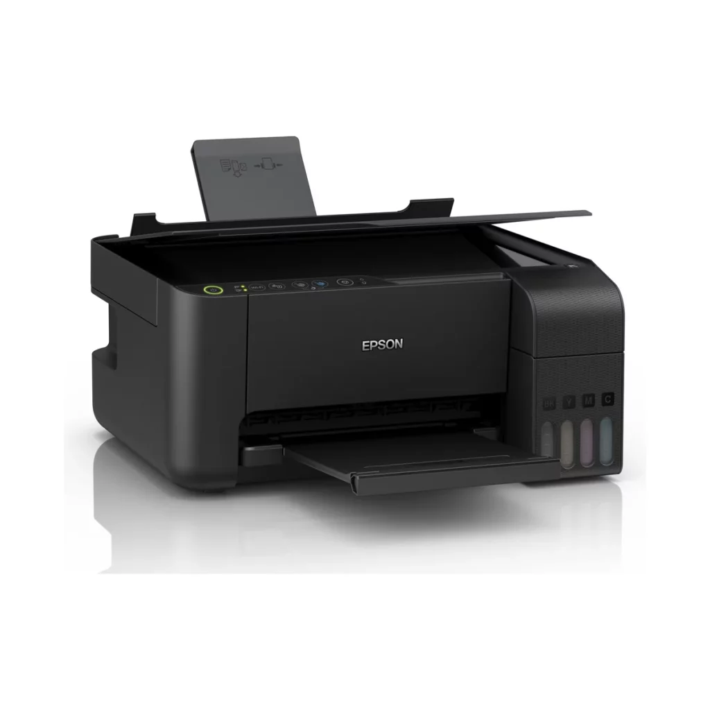 Imprimante Epson L3150 – Multifonction Couleur – Jet d’encre 3-en-1 – vue 1, disponible à Dakar chez Compustore