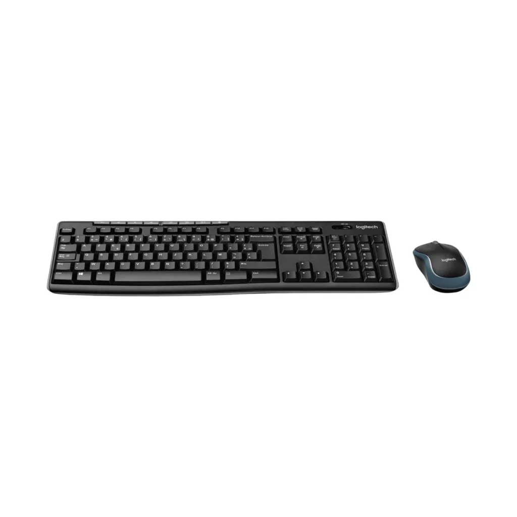 Logitech MK270 – Combo clavier + souris sans fil (AZERTY) – vue 1, disponible à Dakar chez Compustore