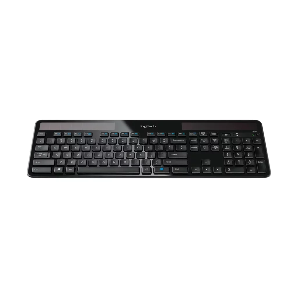 Logitech Wireless Solar Keyboard K750 – vue 2, disponible à Dakar chez Compustore
