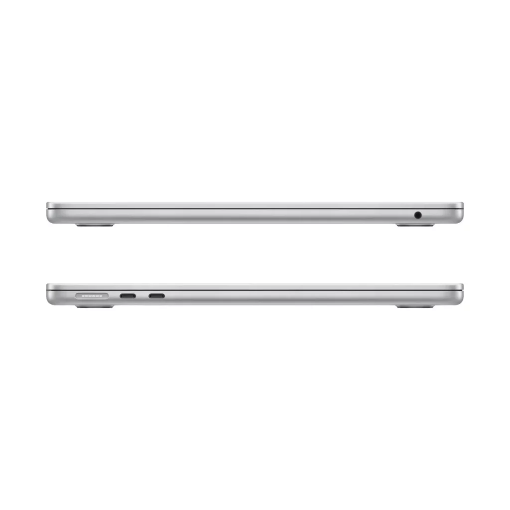 MacBook Air M2 13.6″ Puce Apple M2, 8go ddr4, 256go ssd, Argent – vue 3, disponible à Dakar chez Compustore