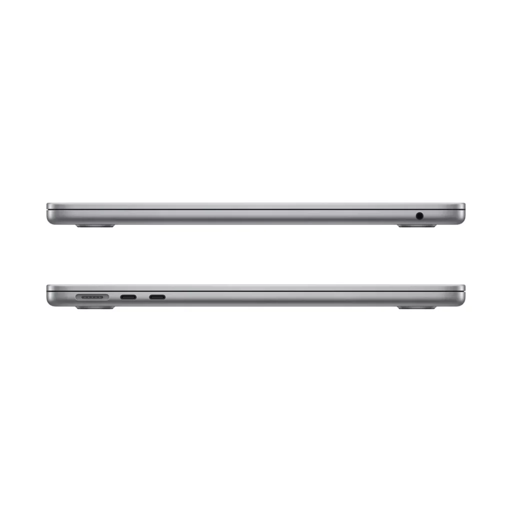MacBook Air M2 13.6″ Puce Apple M2, 8go ddr4, 256go ssd, Gris Sidéral – vue 3, disponible à Dakar chez Compustore