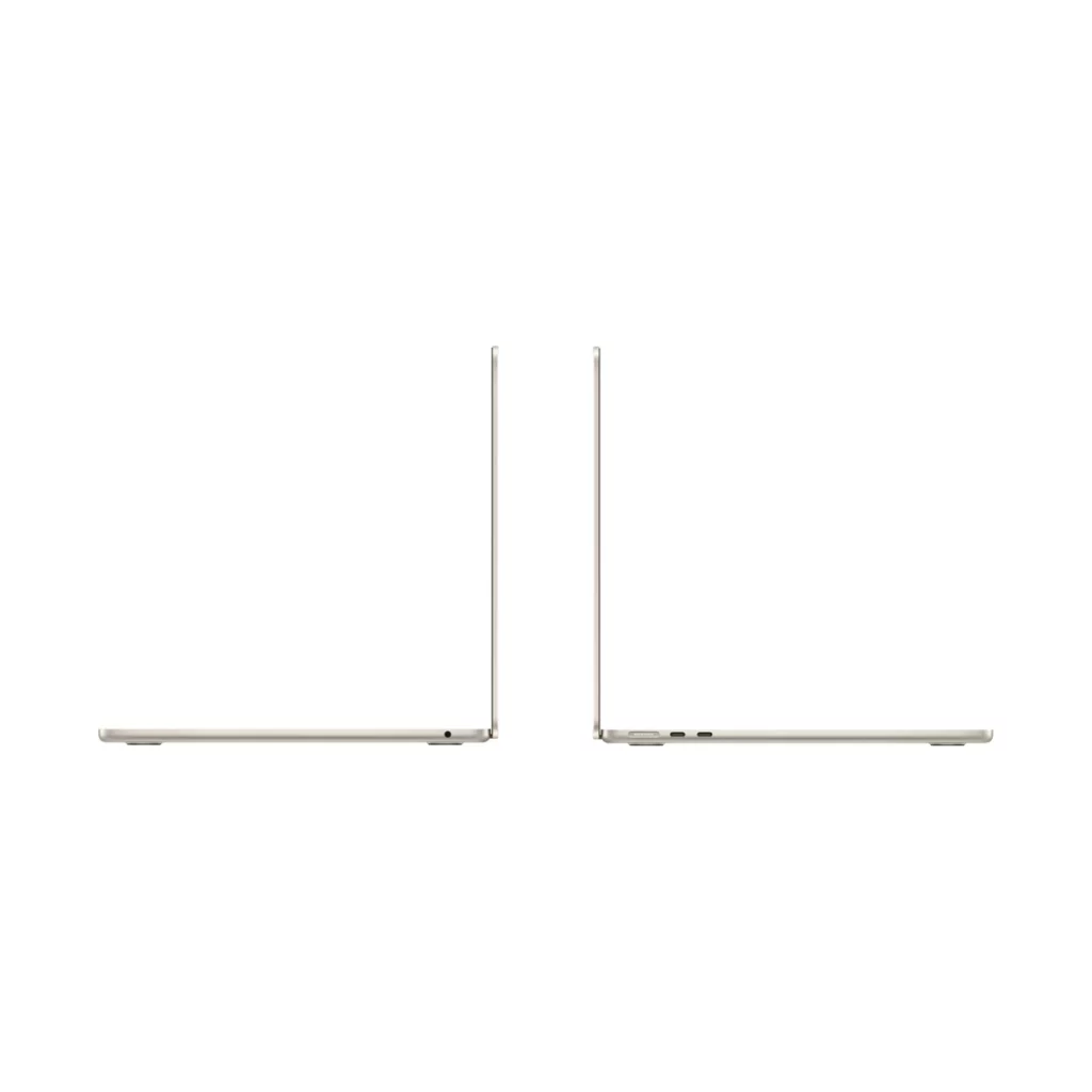 MacBook Air M2 13.6″ Puce Apple M2, 8go ddr4, 256go ssd, Lumiaire Stellaire – vue 2, disponible à Dakar chez Compustore