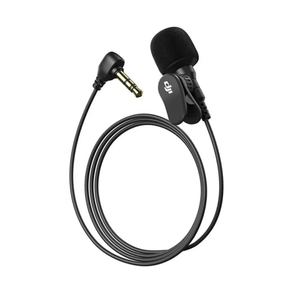 Micro-cravate filaire DJI (Lavalier Mic) — vue 3 — accessoire micro sans fil DJI à Dakar chez Compustore