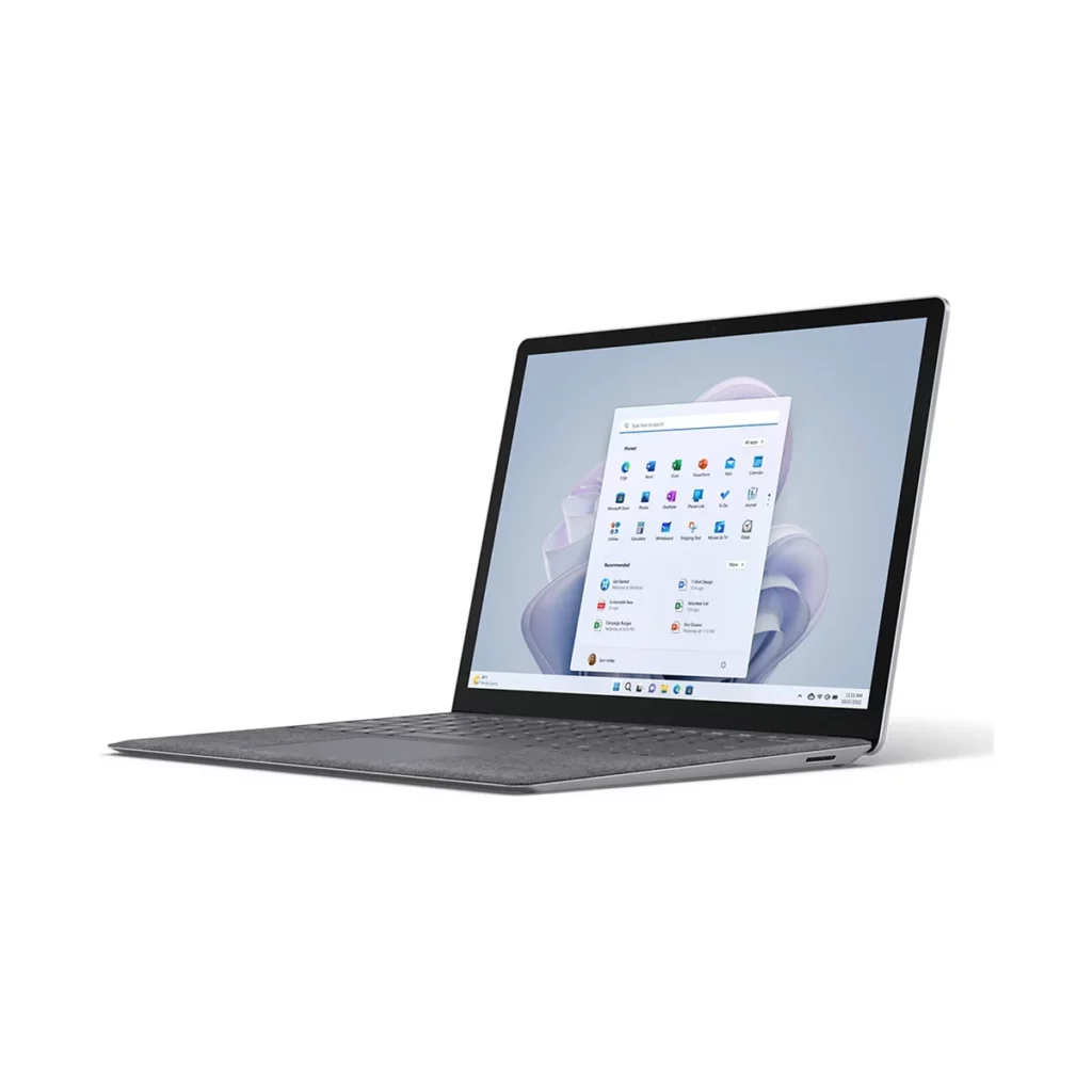 Microsoft Surface Laptop 5 – Intel core i5 12th – 8Go ddr4 – 256Go SSD – vue 1, disponible à Dakar chez Compustore