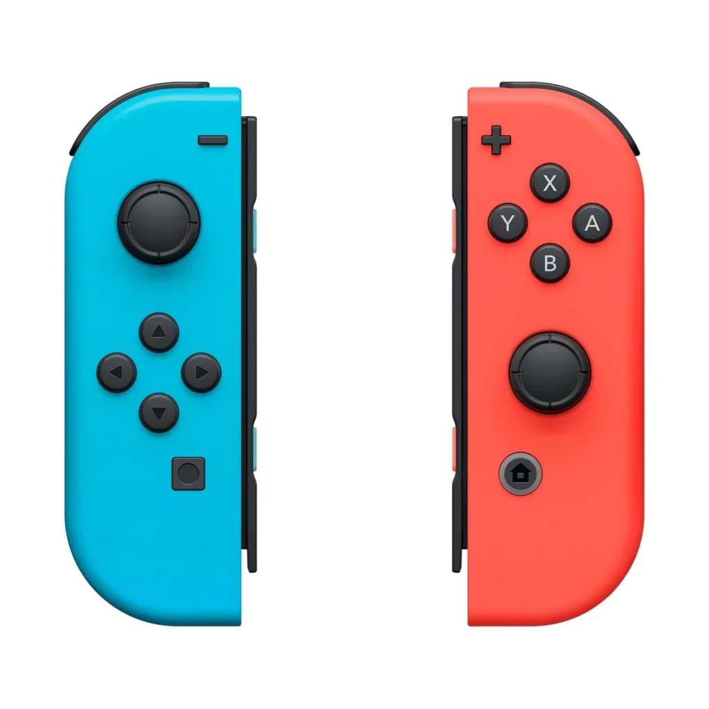 Paire de manettes Joy-Con Nintendo Switch bleu et rouge – vue 1, disponible à Dakar chez Compustore