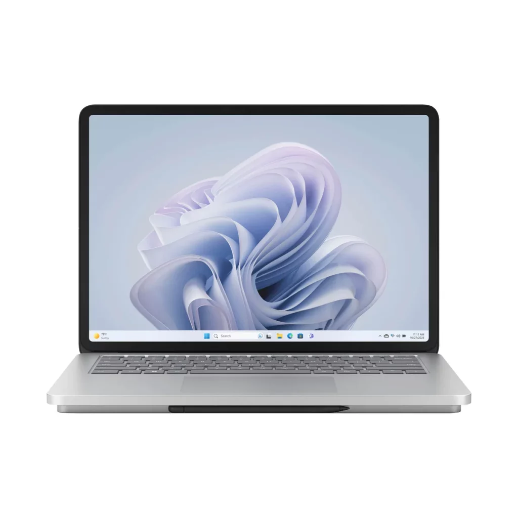 PC Portable Surface Laptop Studio 2 – intel core i7 13th – 16Go ddr5 – 512Go SSD – 14.4″ tactile – vue 1, disponible à Dakar chez Compustore