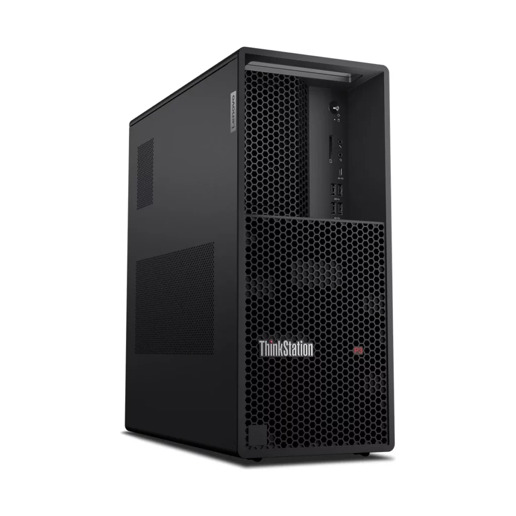 Thinkstation Lenovo P3 Tower – core i9 13th – 32Go ddr5 – 1To SSD – Nvidia de 12Go dediee – vue 1, disponible à Dakar chez Compustore