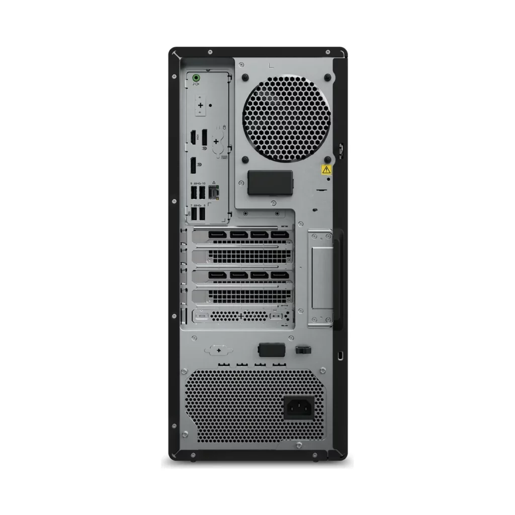 Thinkstation Lenovo P3 Tower – core i9 13th – 32Go ddr5 – 1To SSD – Nvidia de 12Go dediee – vue 2, disponible à Dakar chez Compustore
