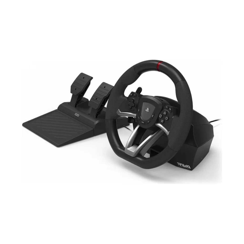 Volant de course Hori Apex Noir pour PS5 et PC – vue 1, disponible à Dakar chez Compustore