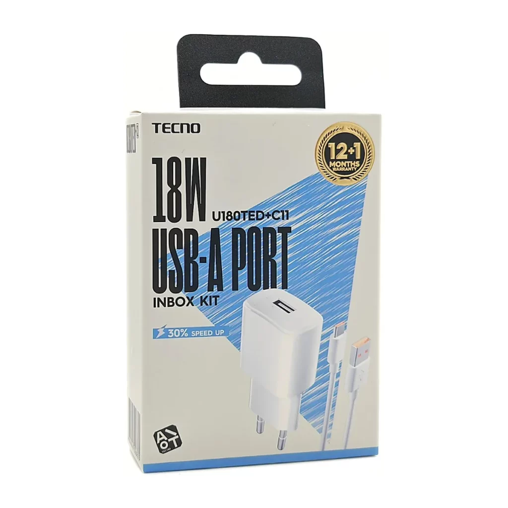 Chargeur Tecno U180TED+11
