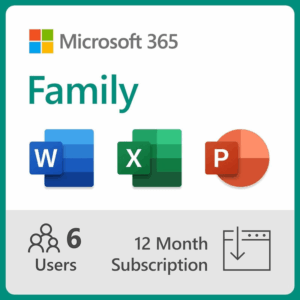 Microsoft 365 Famille – 1 an
