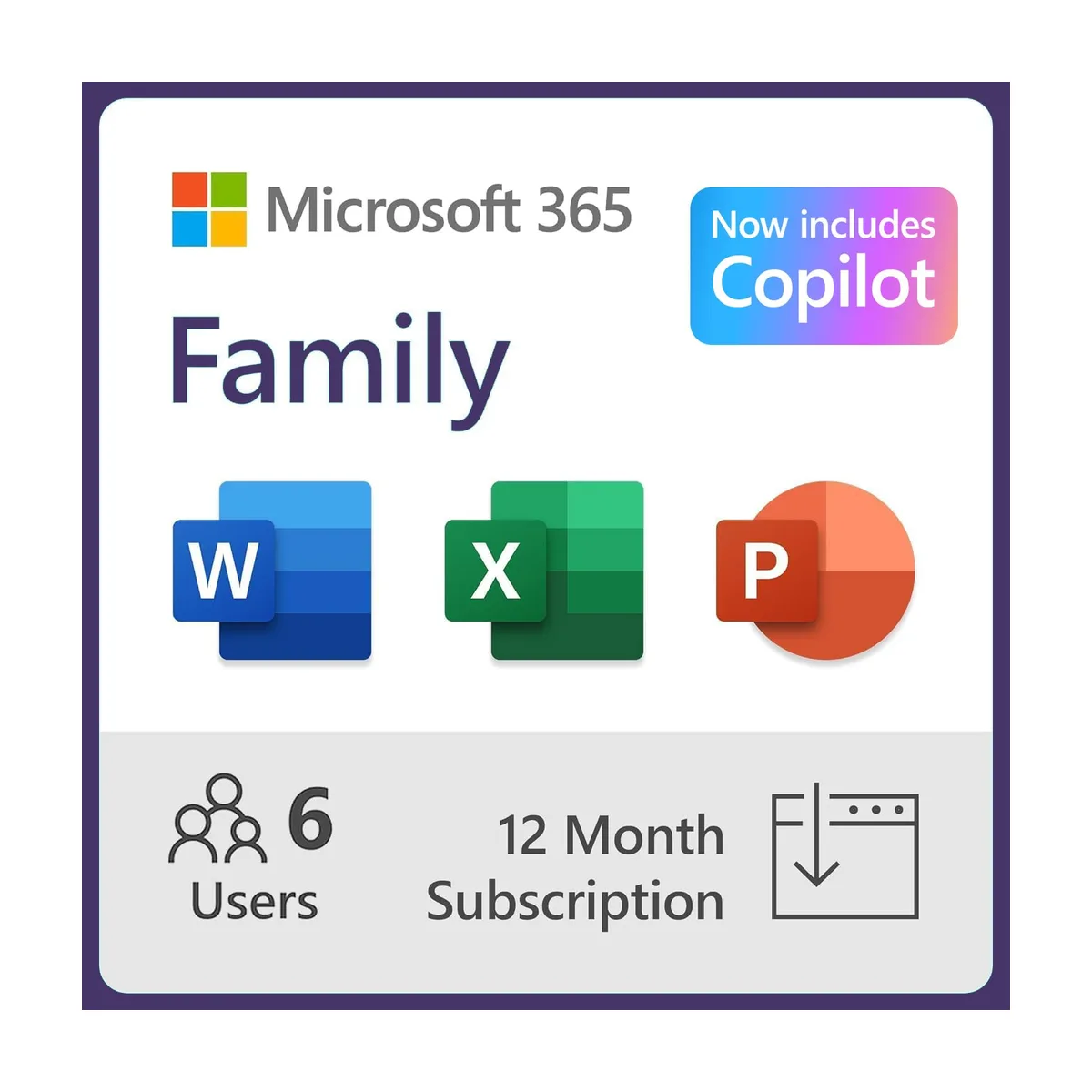 Microsoft 365 Famille - 1 an